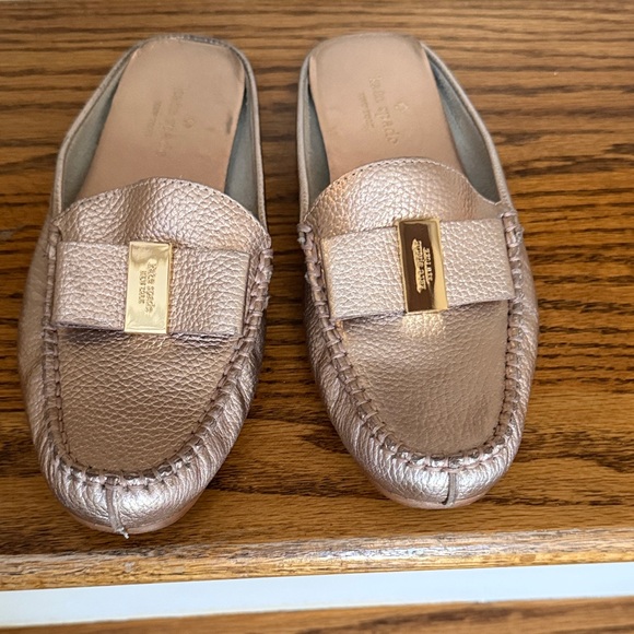 Kate Spade Metallic Gold Mule - Picture 1 of 4